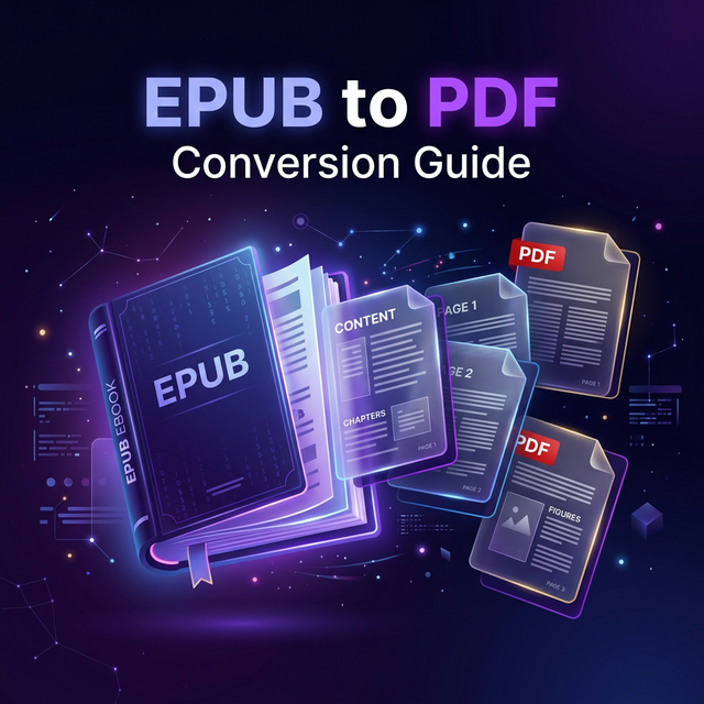 EPUB to PDF complete guide cover